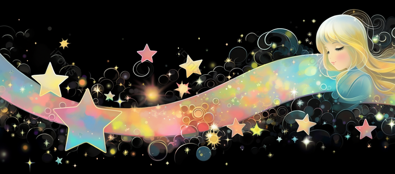 月亮和星星在黑暗背景中闪闪发光插画,插画/手绘图,插画/手绘图库,插画/手绘图下载,插画/手绘